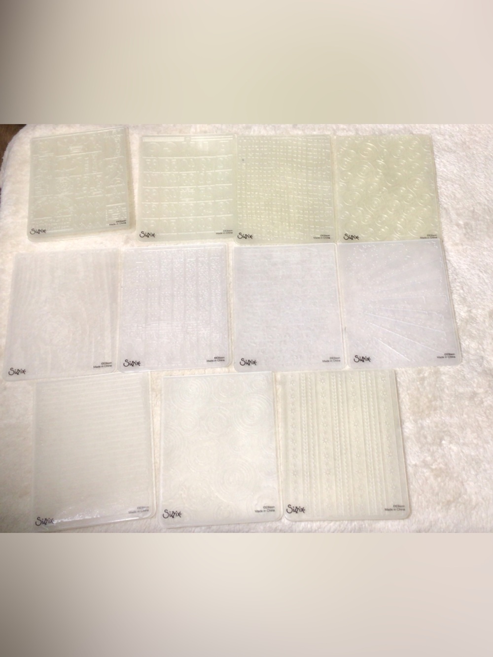 Sizzix Embossing Folder Set